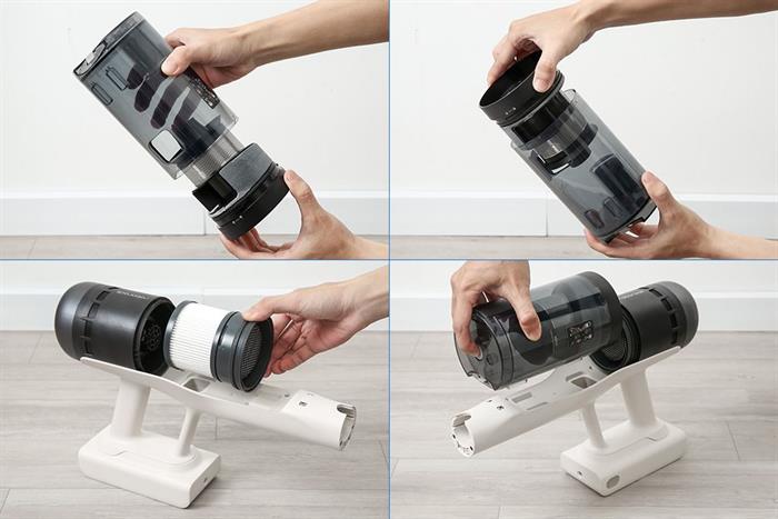 Máy hút bụi cầm tay Roborock H60 Hub Pro - Đen